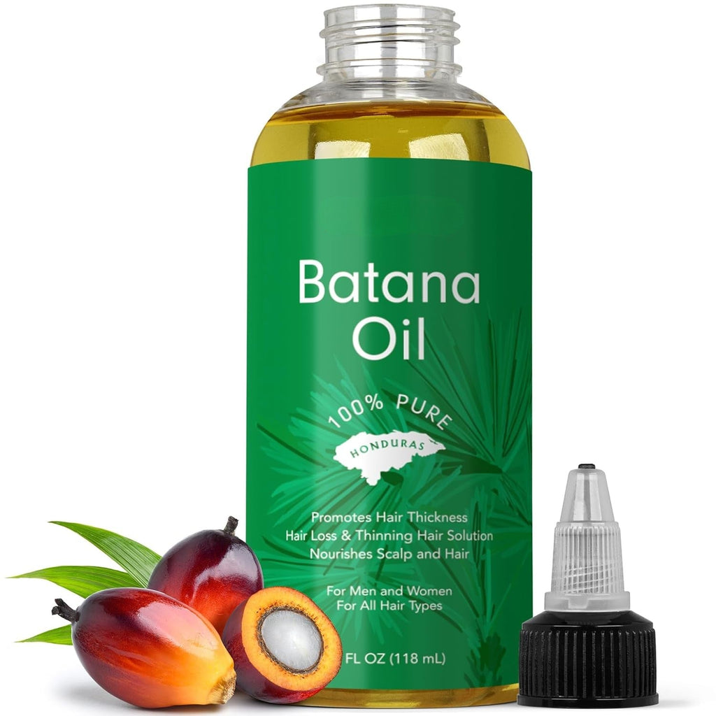 100% Pure Raw Batana Hair Oil – 4 oz, Sourced from Honduras