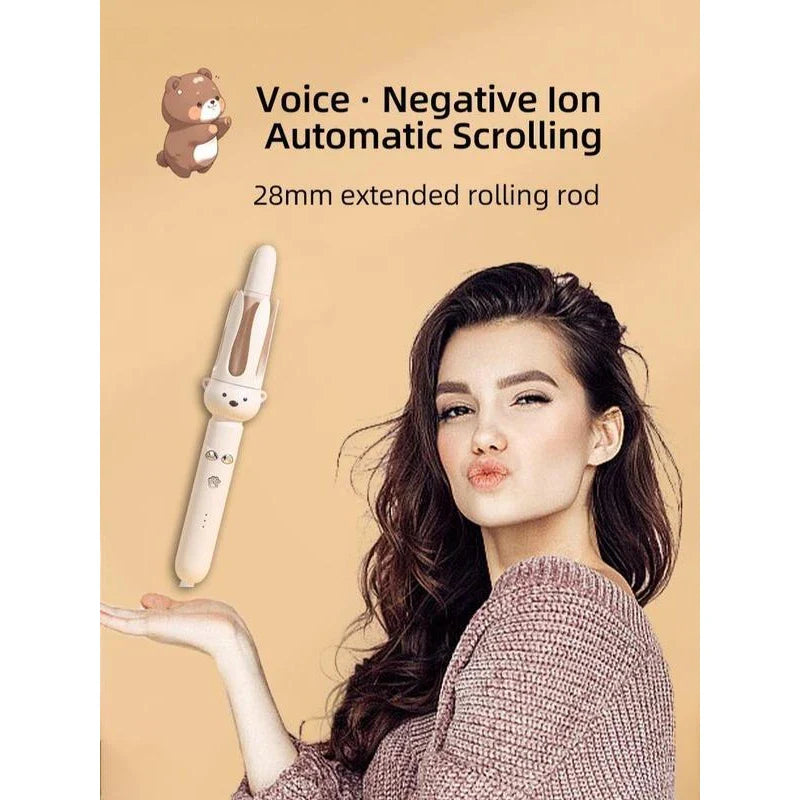 Automatic Rotating Hair Curler – 32mm Electric Curling Wand
