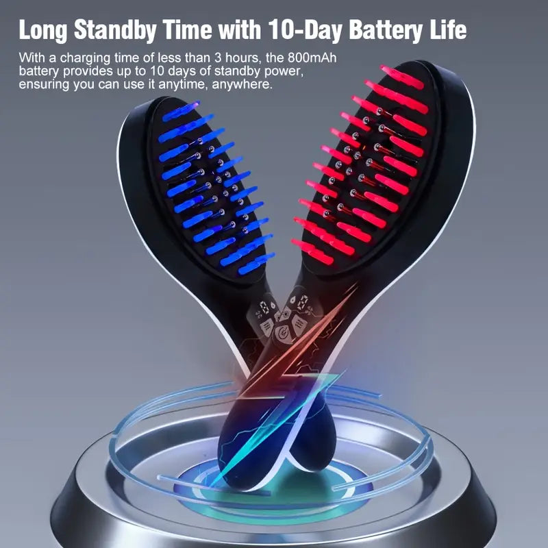 2-in-1 Ionic Hair Dryer & Straightening Comb – Smooth Styling Tool