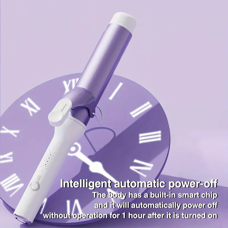 40mm Professional Curling Wand – Fast-Heat Big Barrel with 4 Temperature Settings