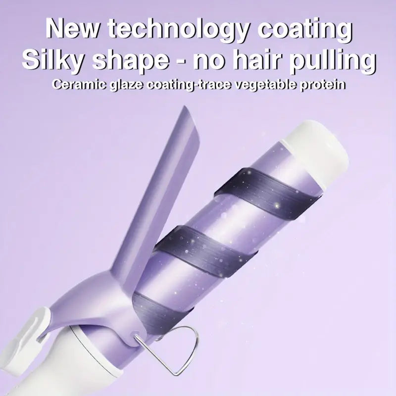 40mm Professional Curling Wand – Fast-Heat Big Barrel with 4 Temperature Settings