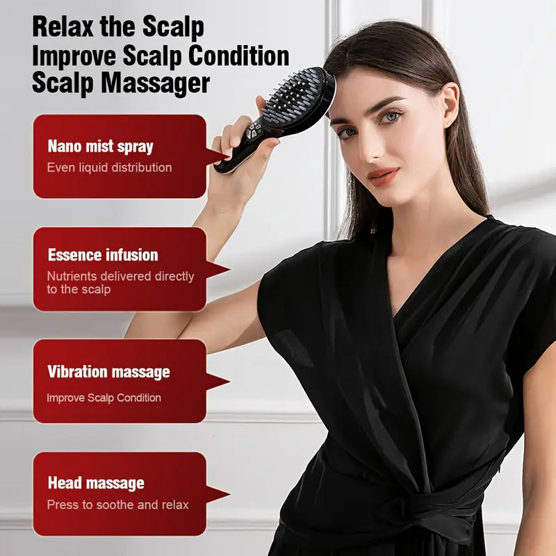 2-in-1 Ionic Hair Dryer & Straightening Comb – Smooth Styling Tool