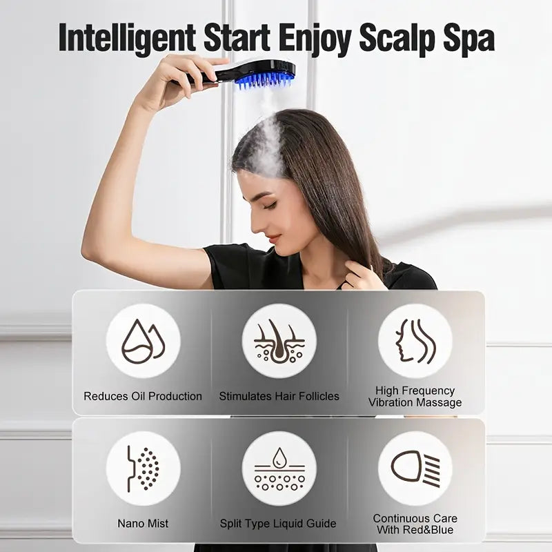 2-in-1 Ionic Hair Dryer & Straightening Comb – Smooth Styling Tool